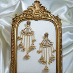Kashmiri with Pearl Jhumka Drops Earring