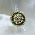 Indian Colourful Pearl Statement Ring