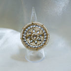 Indian Colourful Pearl Statement Ring