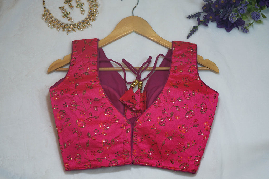 Floral Embroidered Blouse