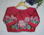 Pichwai Stunning Print With Handwork Blouse