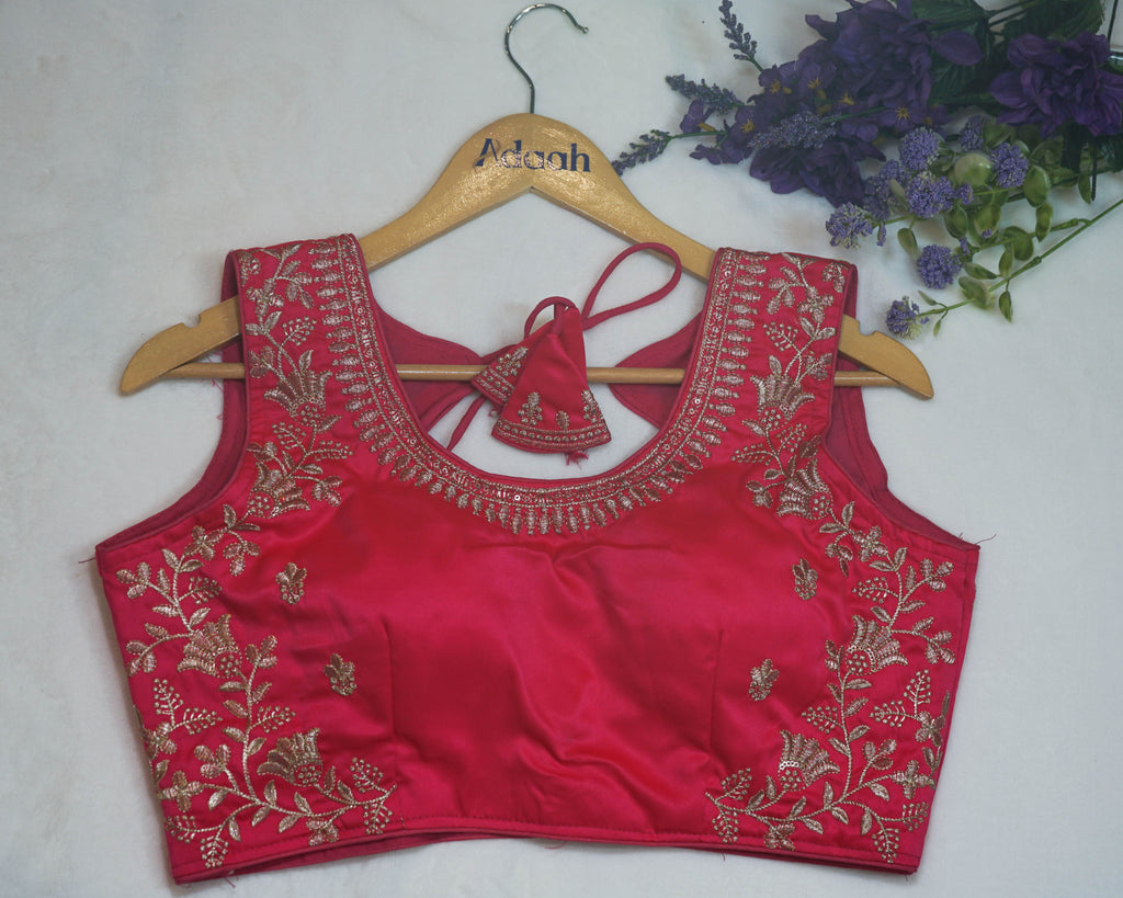 Aurora  Heavy Embroidery Blouse