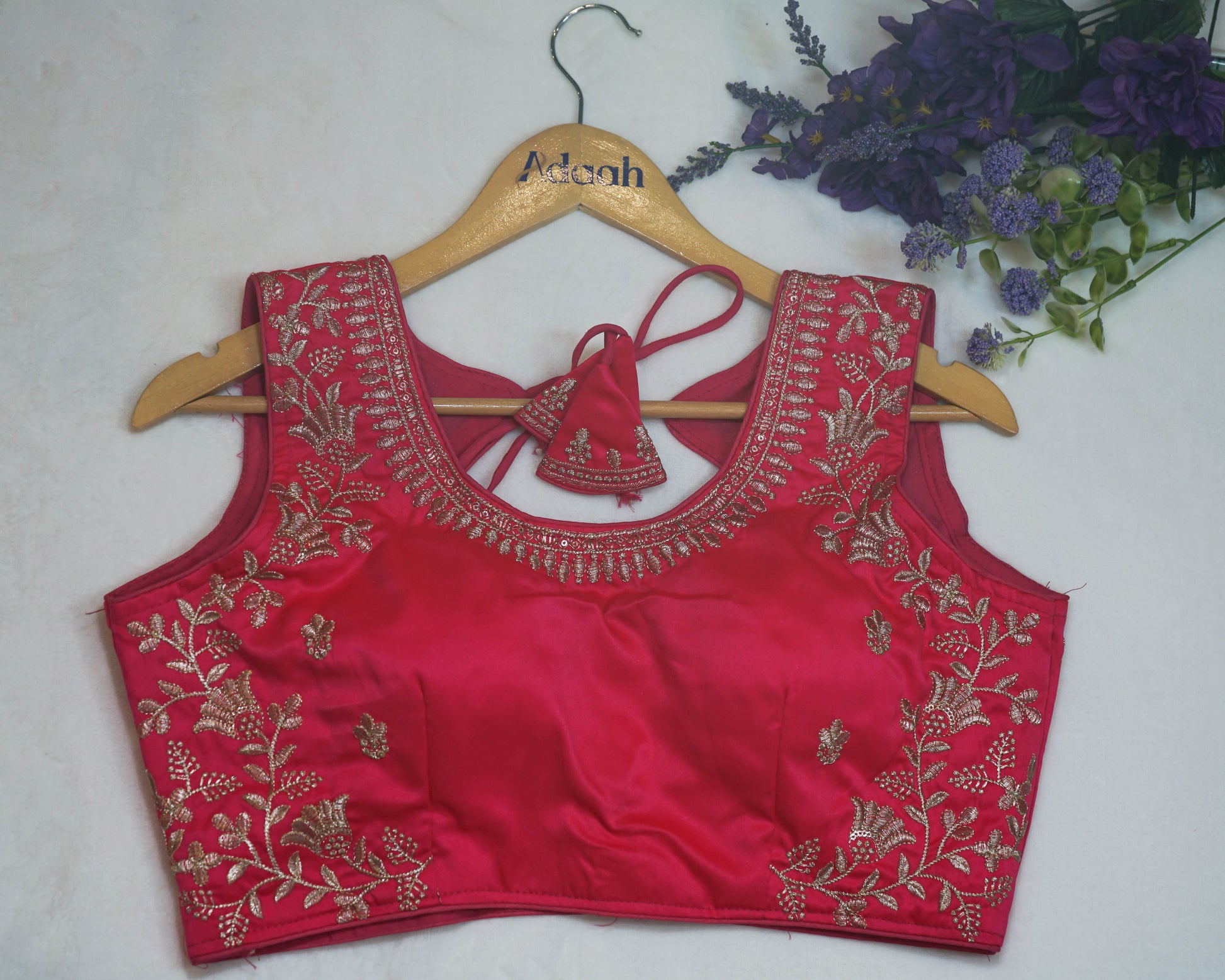 Aurora  Heavy Embroidery Blouse