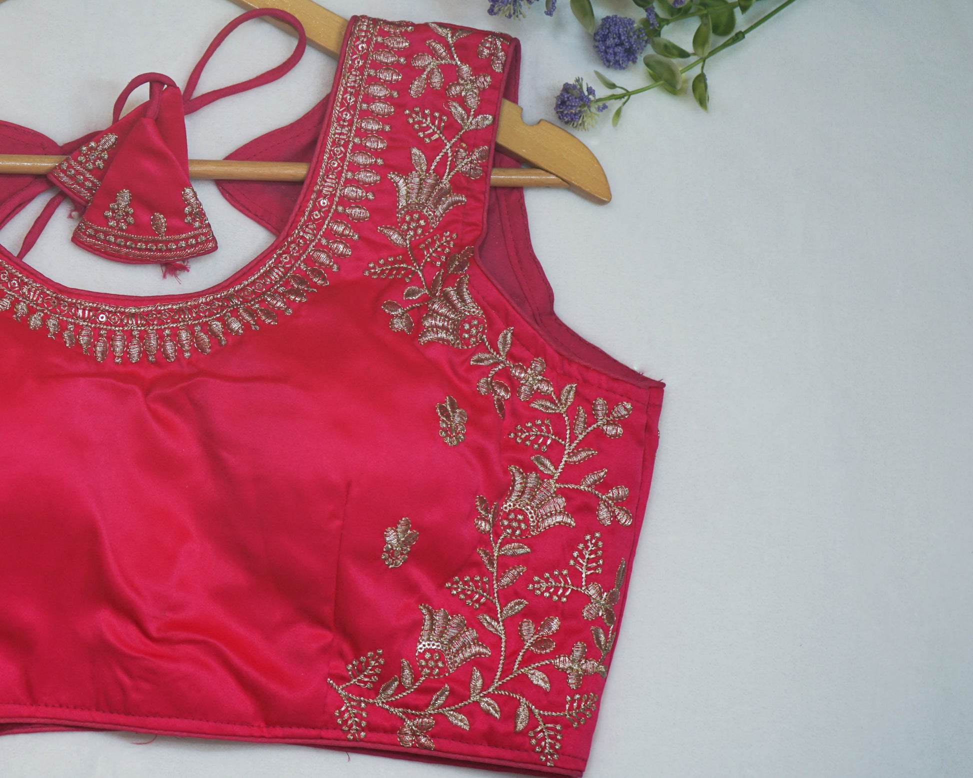 Aurora  Heavy Embroidery Blouse