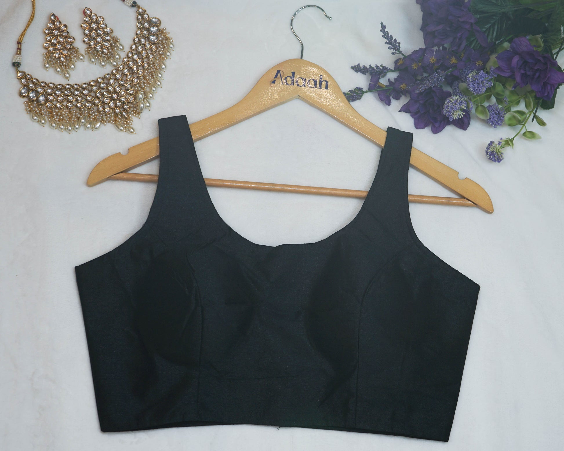 Plain Sleeveless Blouse