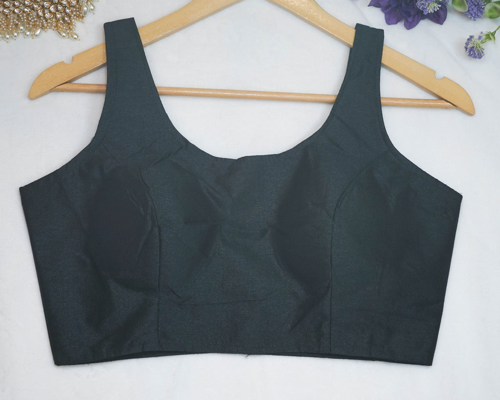 Plain Sleeveless Blouse