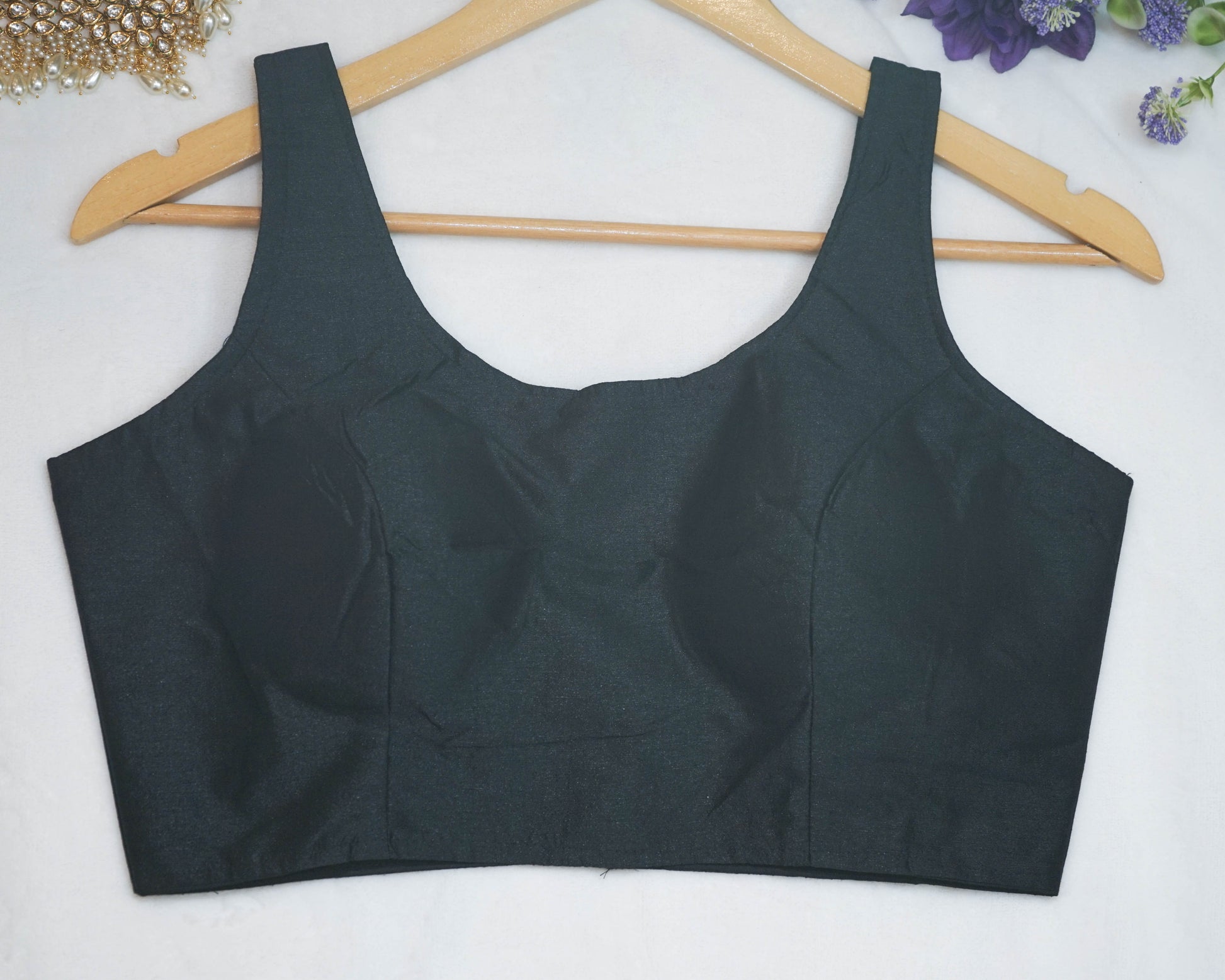 Plain Sleeveless Blouse