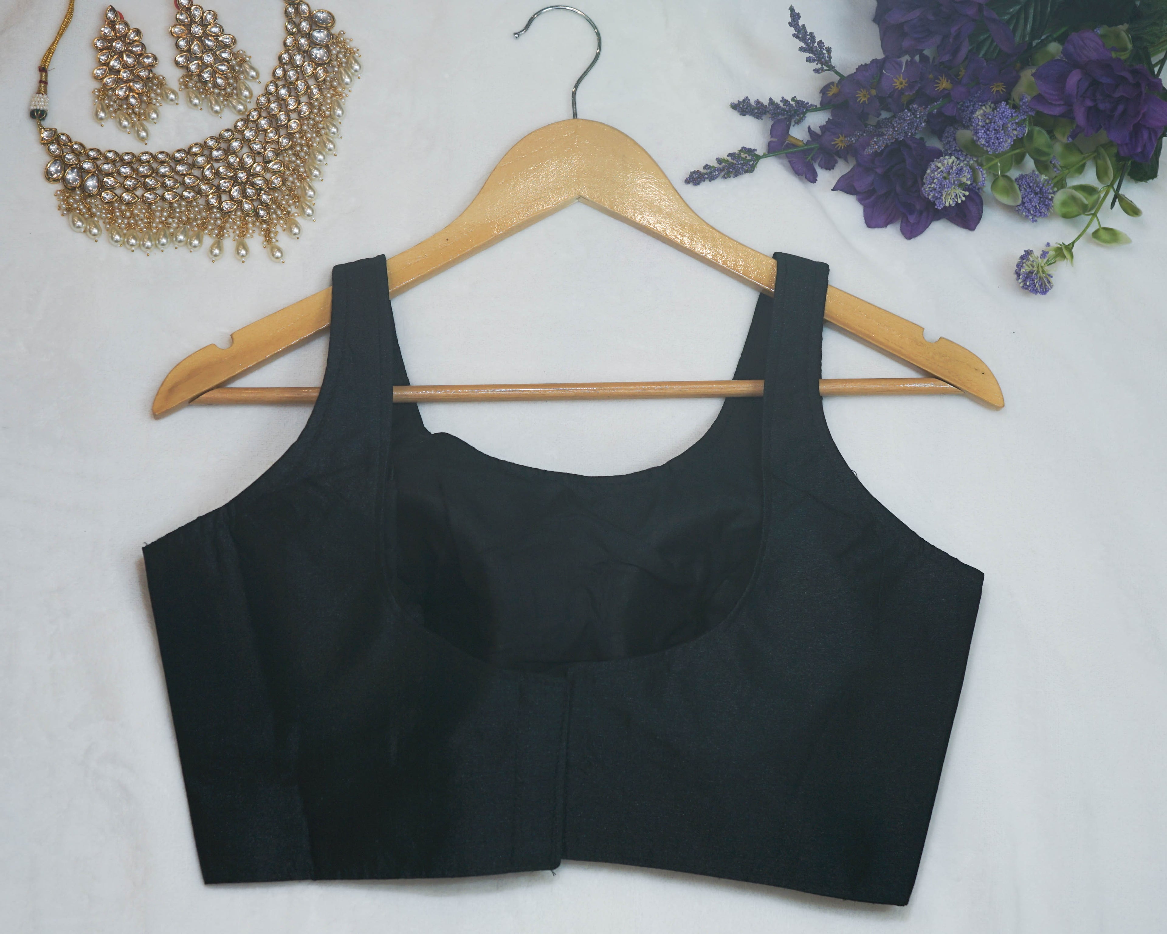 Plain Sleeveless Blouse