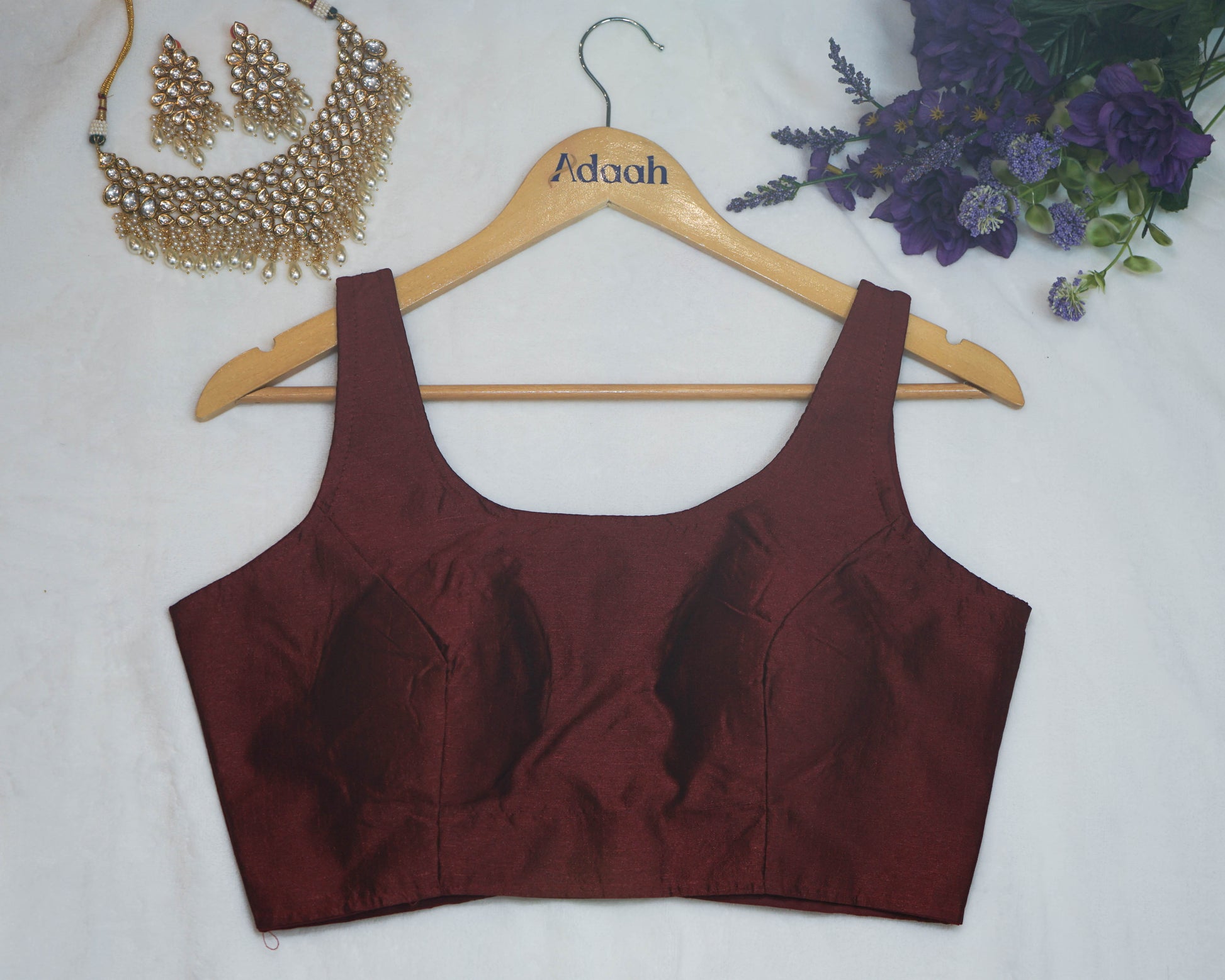 Plain Sleeveless Blouse