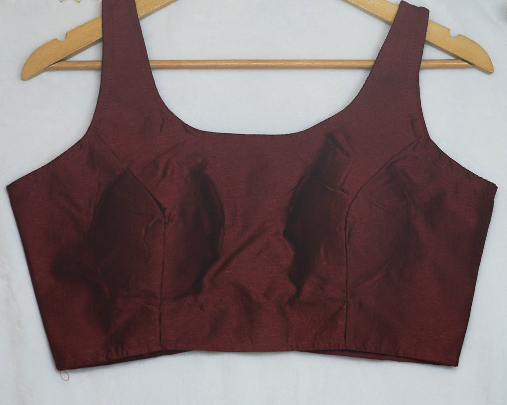 Plain Sleeveless Blouse