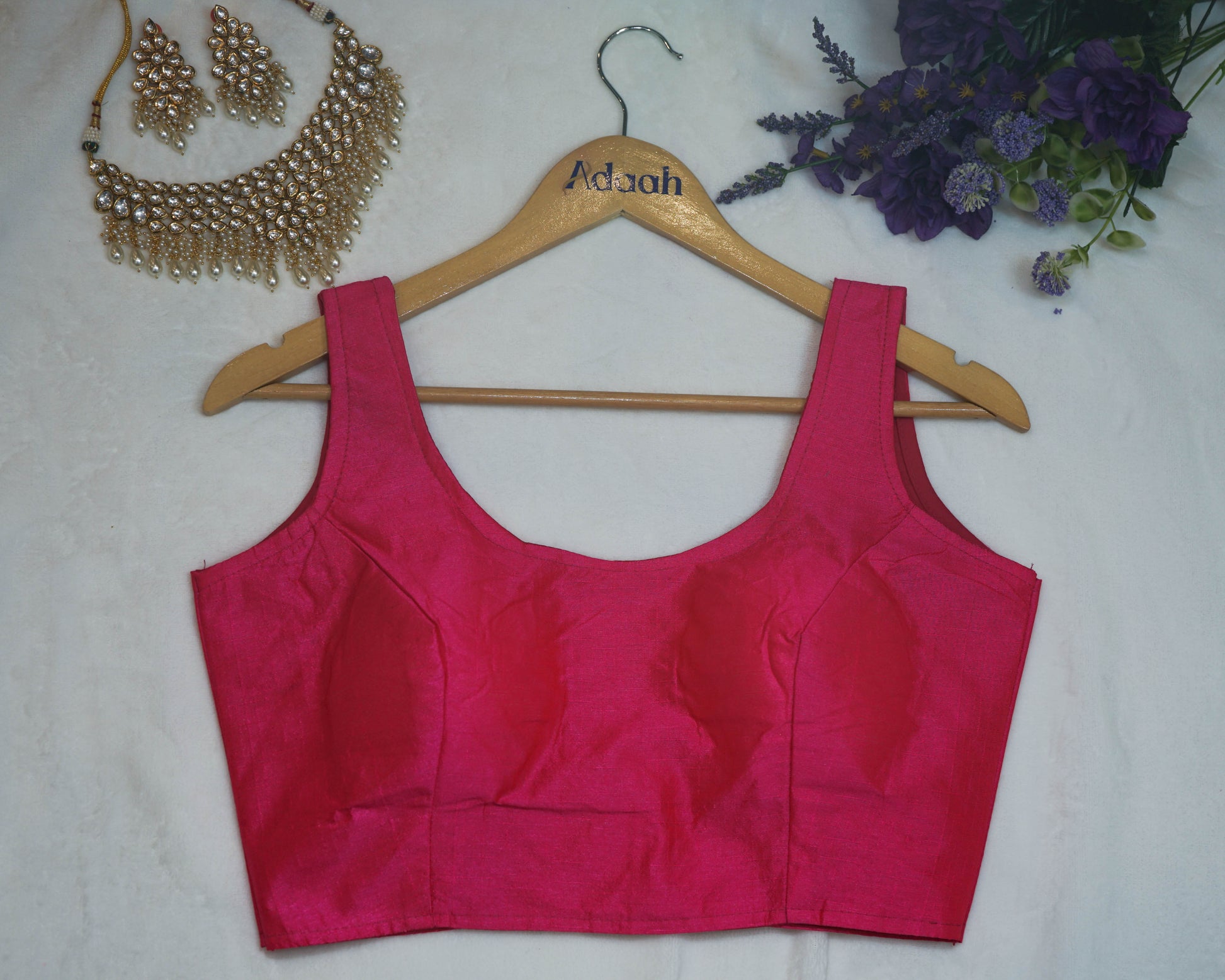 Plain Sleeveless Blouse