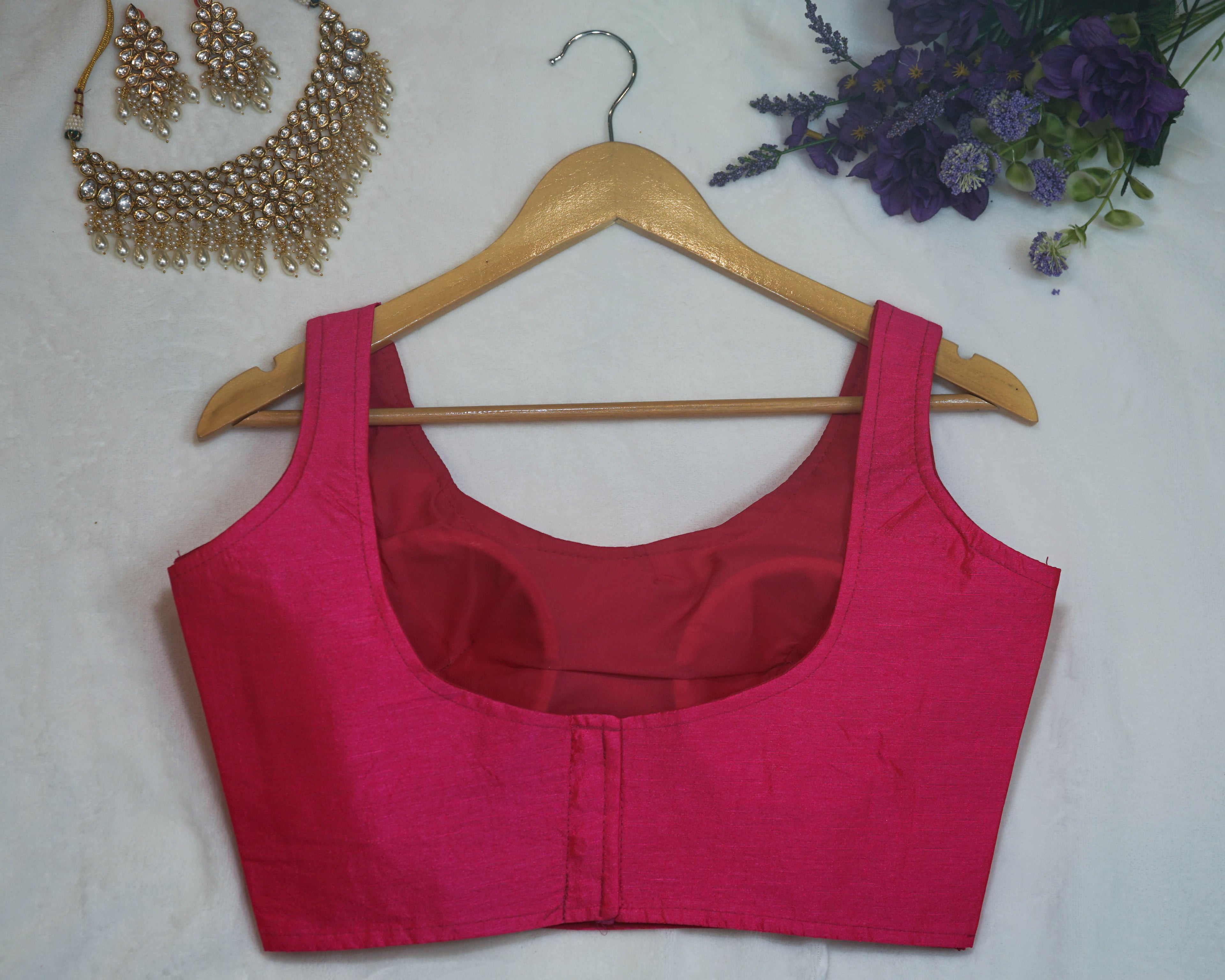 Plain Sleeveless Blouse