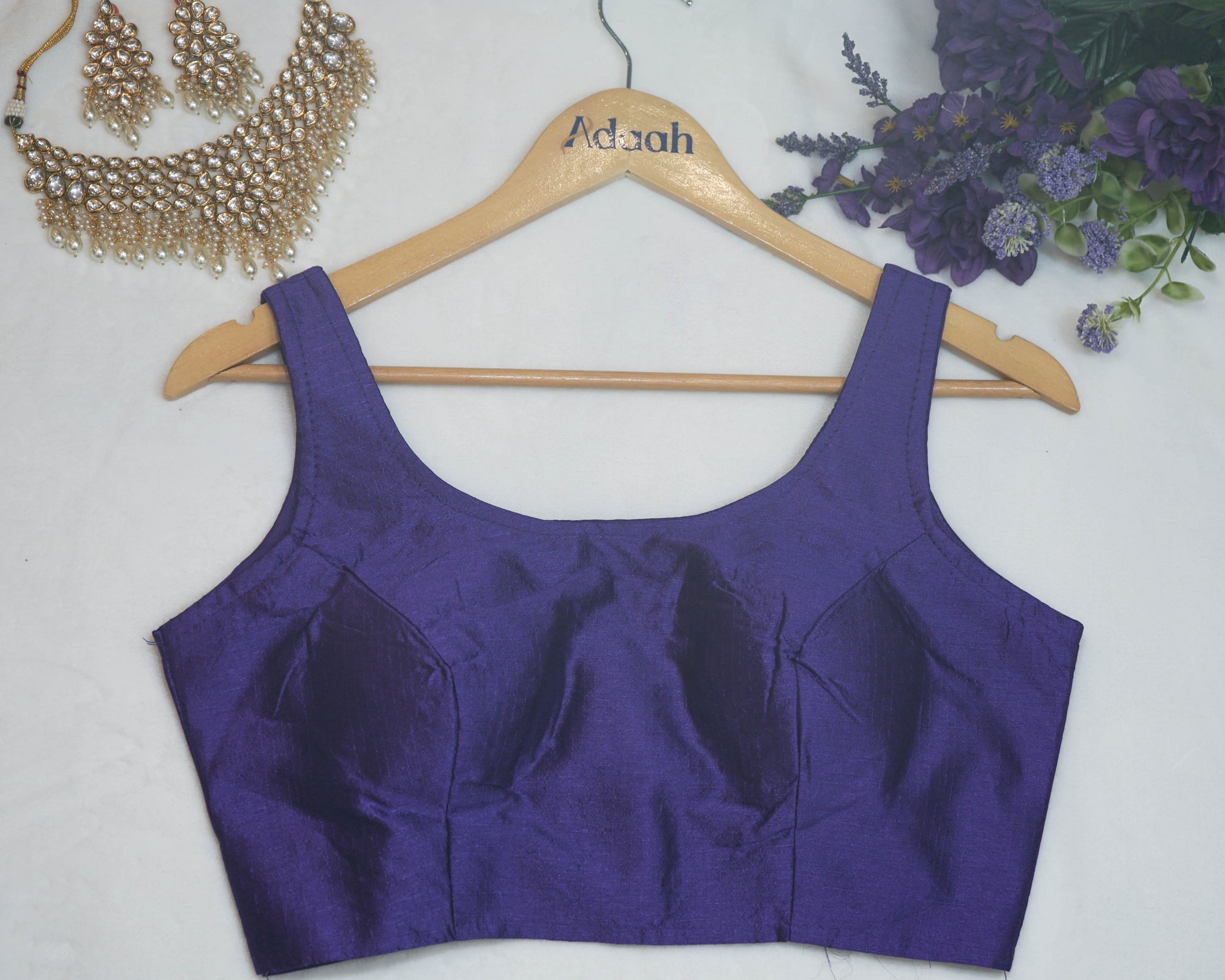 Plain Sleeveless Blouse