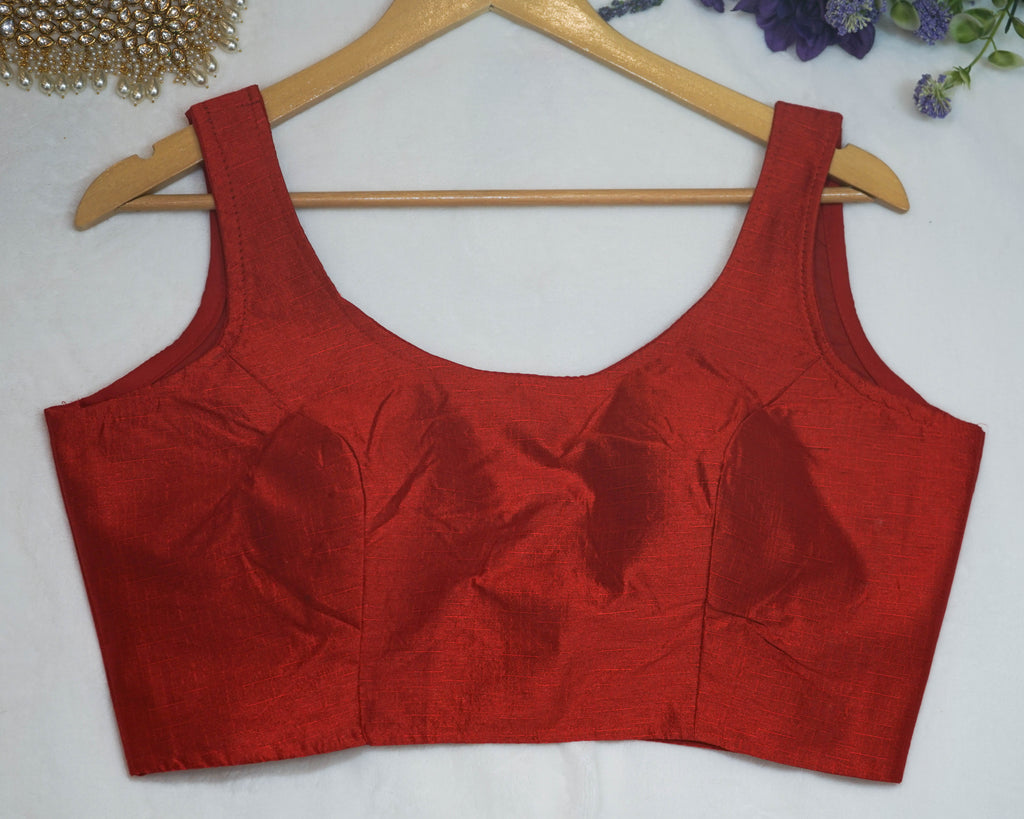 Plain Sleeveless Blouse