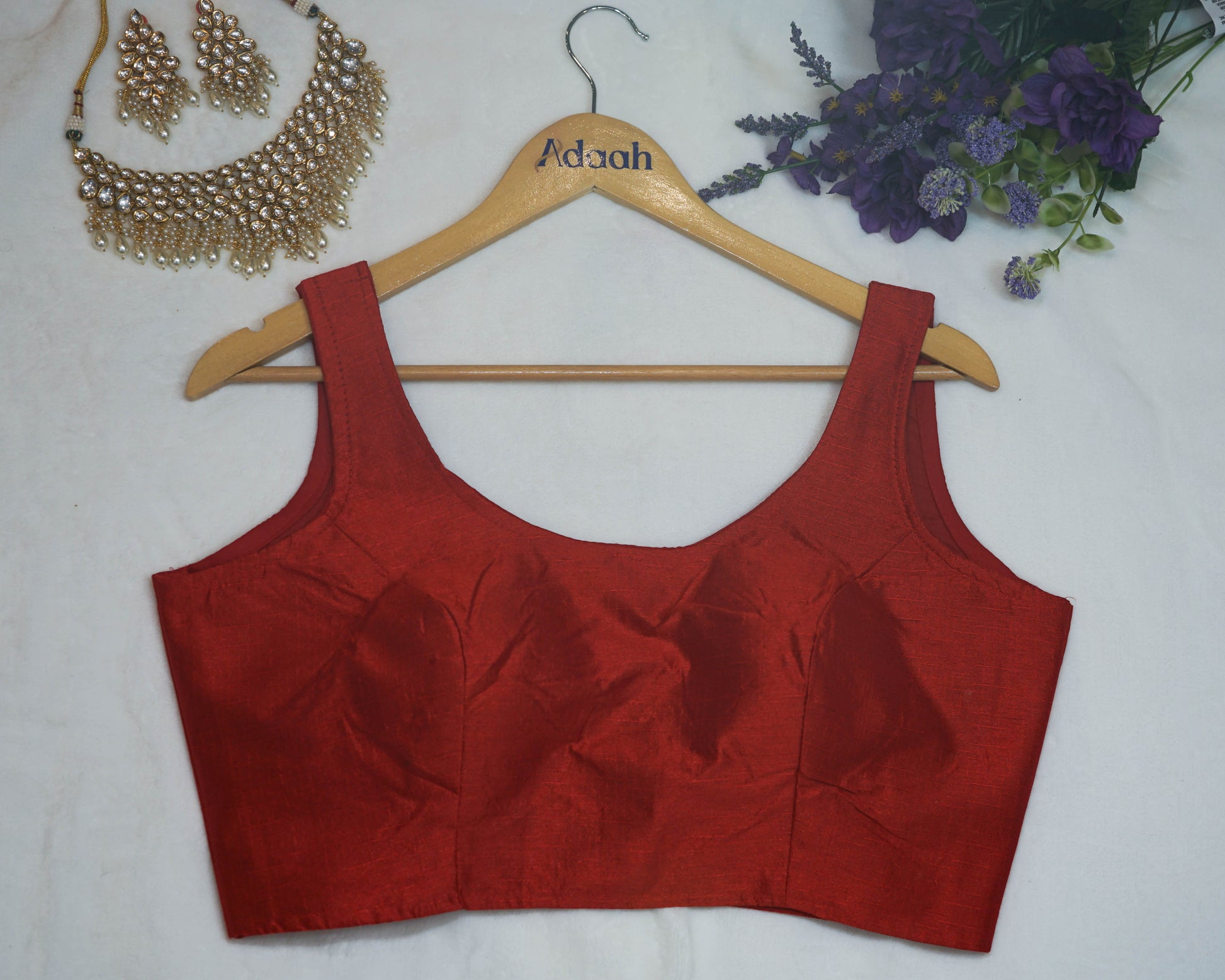 Plain Sleeveless Blouse