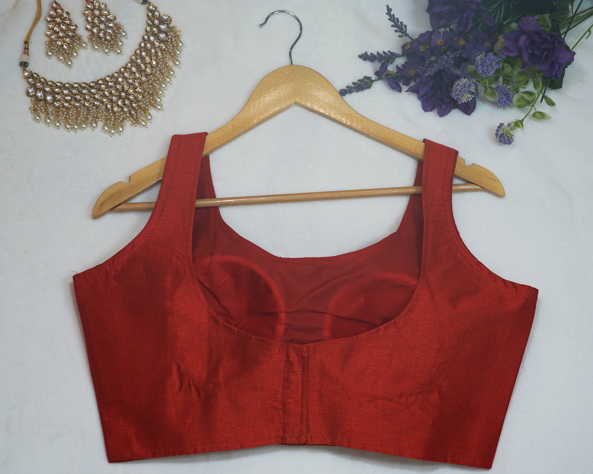 Plain Sleeveless Blouse