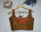 Plain Sleeveless Blouse with string