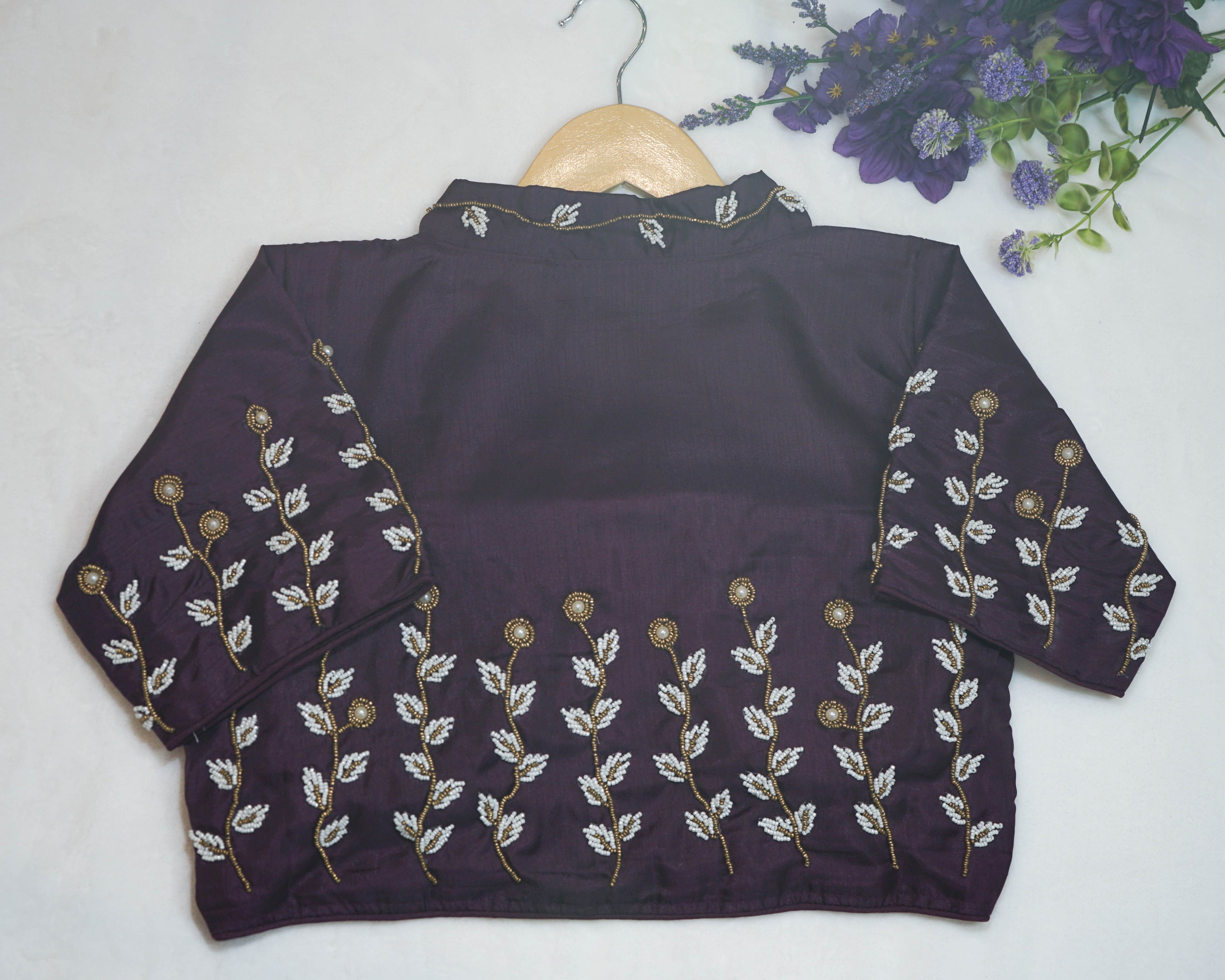 Beaded Vine Blouse