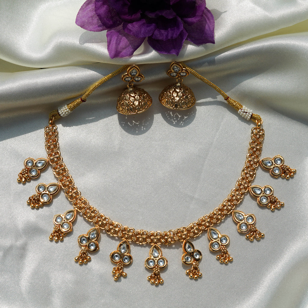 Petite Kundan Blossom Set