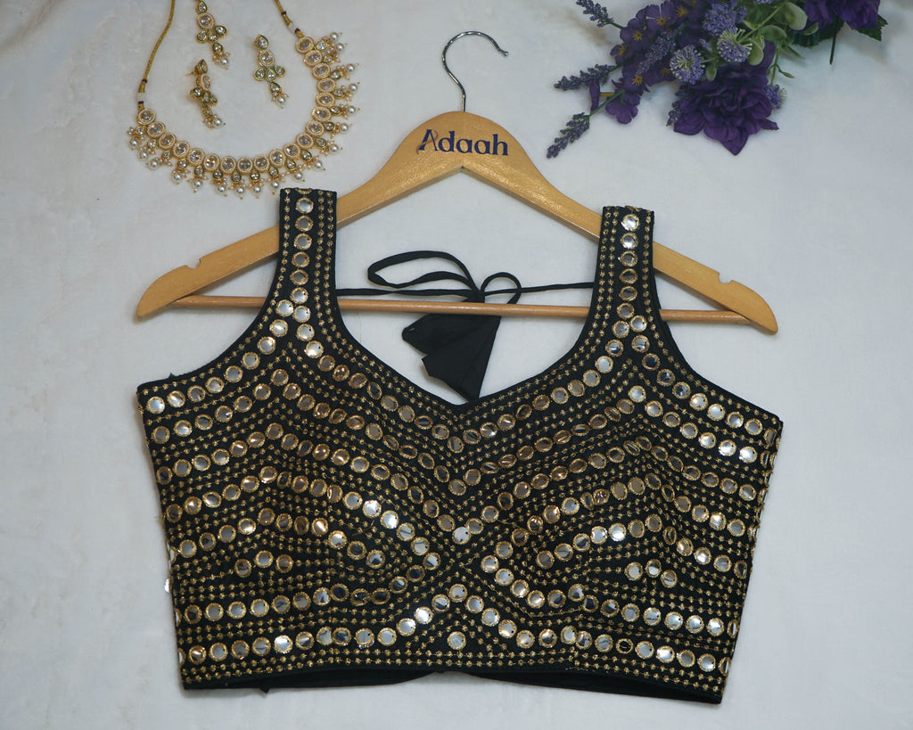 Mirror & Sequin Work Blouse