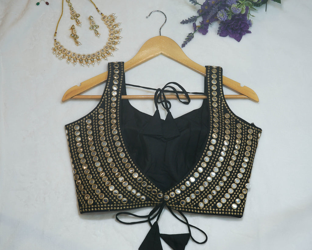 Mirror & Sequin Work Blouse