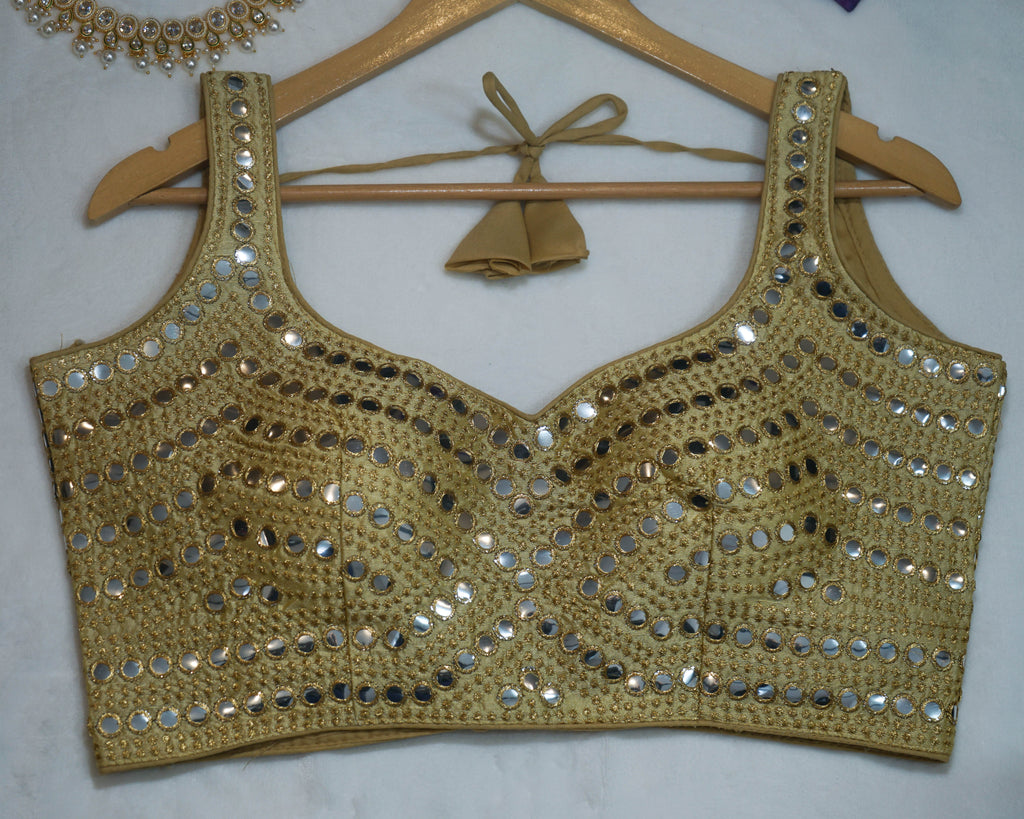 Mirror & Sequin Work Blouse