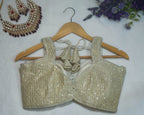 Sequin Sleeveless Blouse