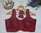 Sequin Sleeveless Blouse