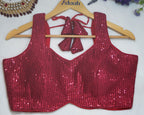 Sequin Sleeveless Blouse