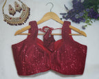 Sequin Sleeveless Blouse