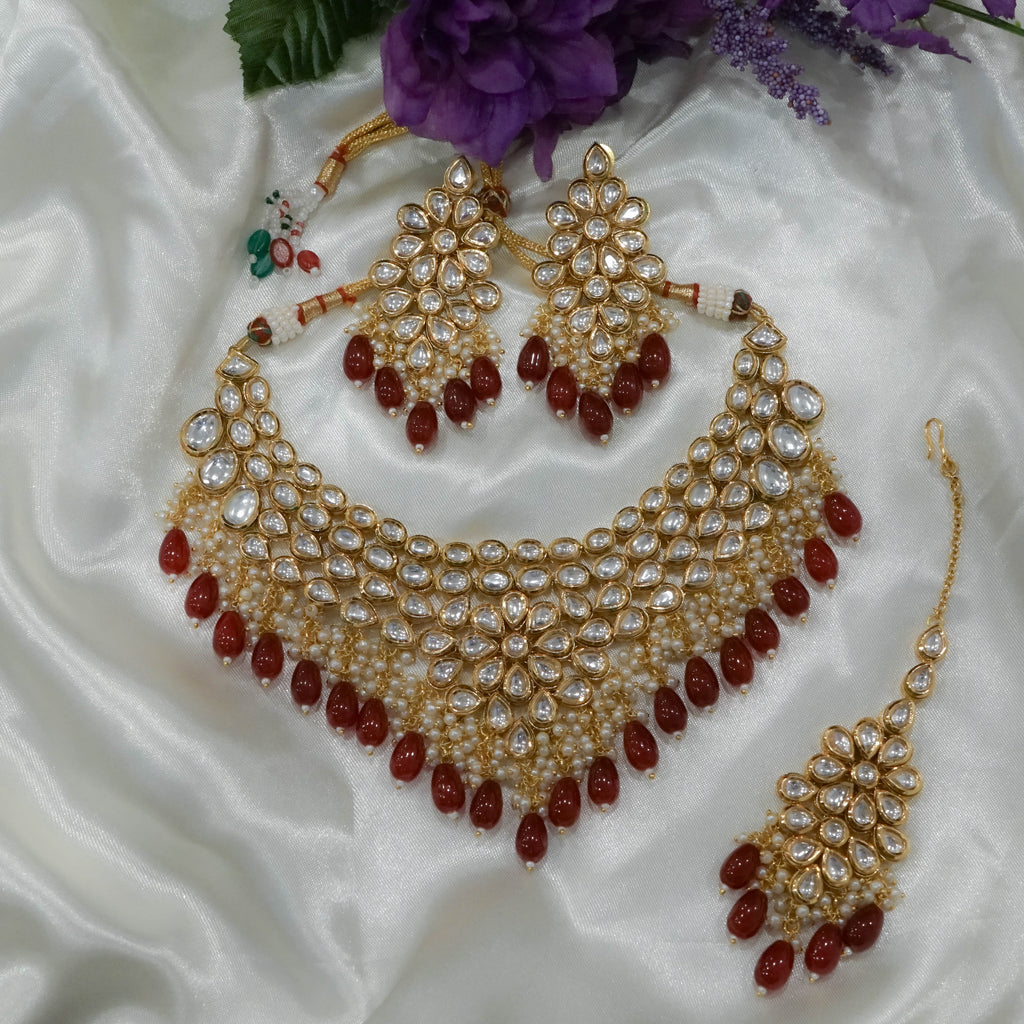 Pristine Kundan Bridal Set