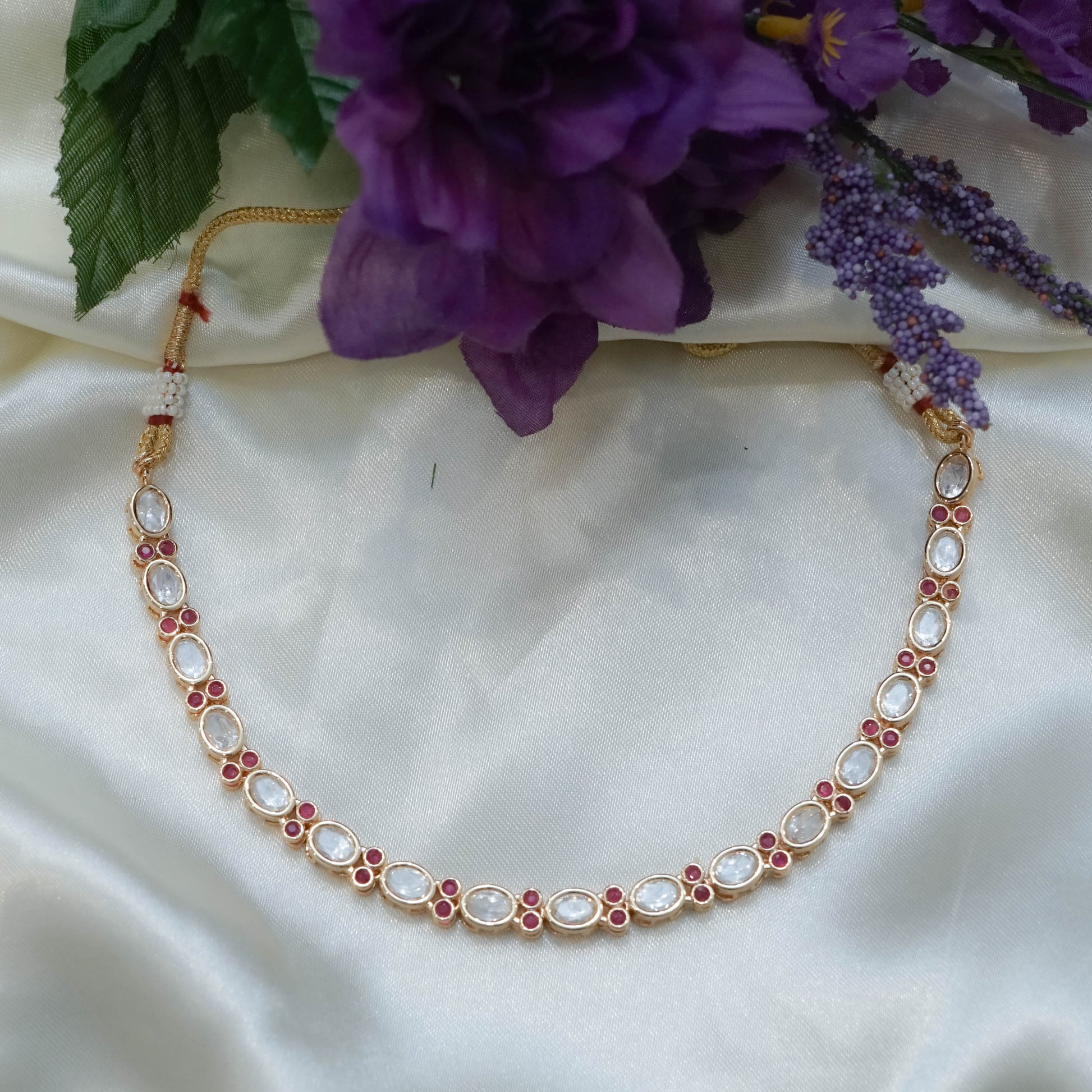 Whisper Kundan Charm Set