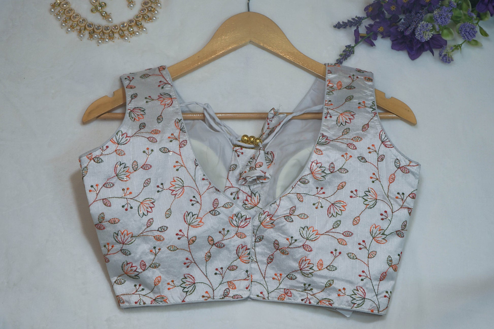 Floral Embroidered Blouse