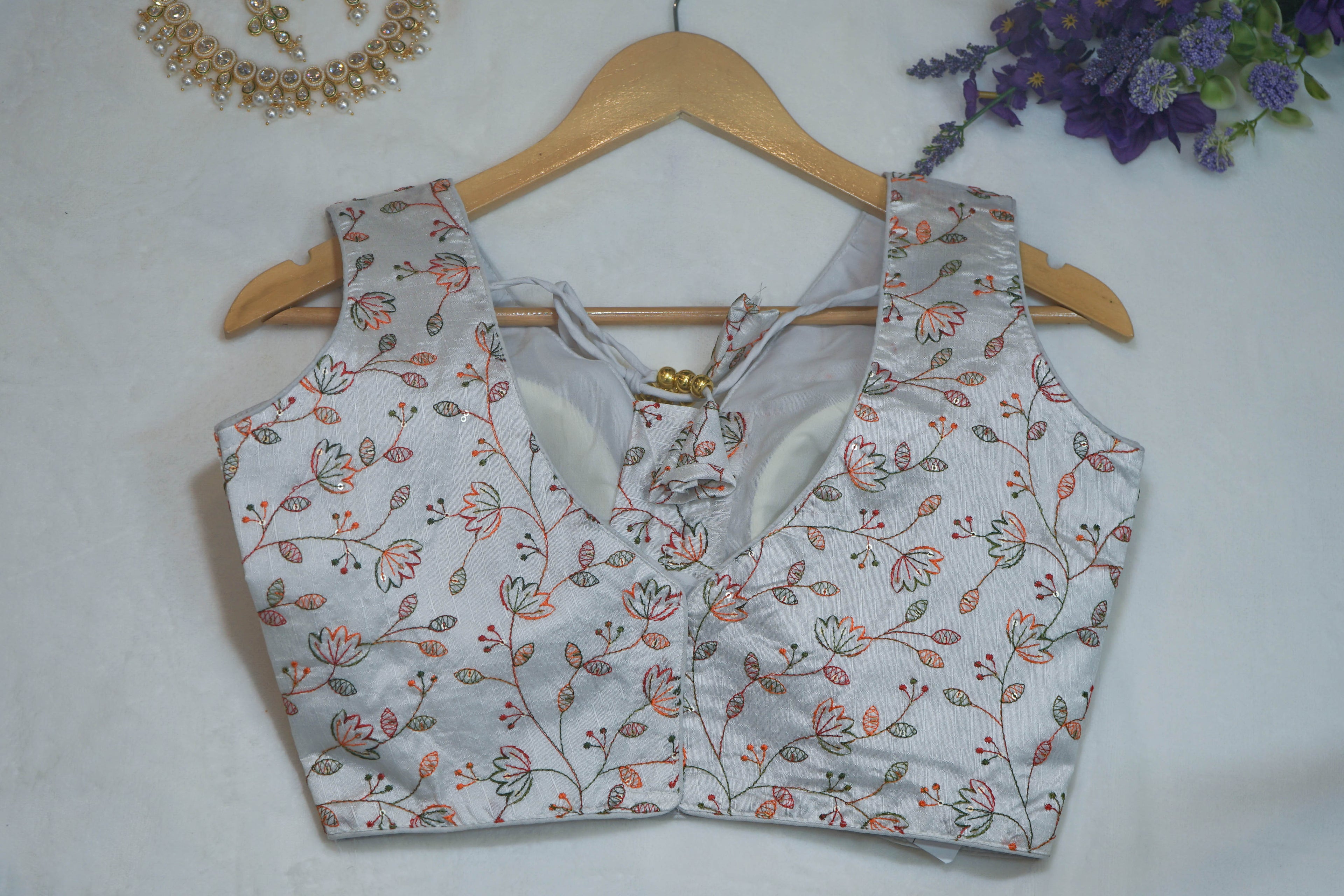 Floral Embroidered Blouse