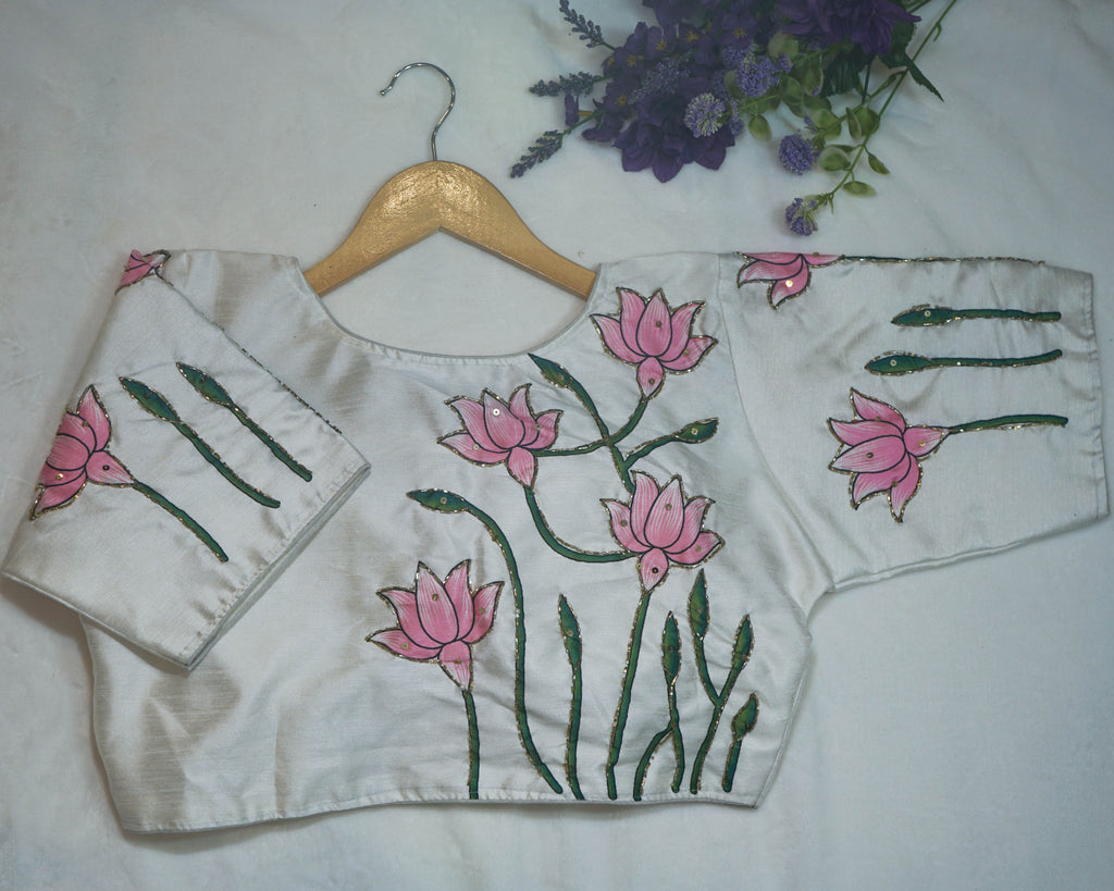Flower Power Unique Handwork Blouse