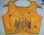 Heritage Motif Silk Blouse